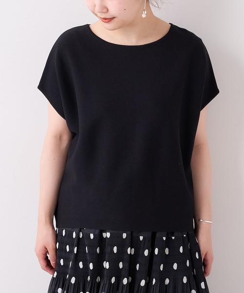 BEARDSLEY（ビアズリー）の「フレンチニット（ニット/セーター・レディース・ブラック/アイボリー・FREE）」の4枚目の写真