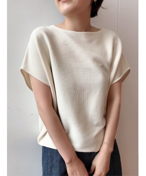 BEARDSLEY（ビアズリー）の「フレンチニット（ニット/セーター・レディース・ブラック/アイボリー・FREE）」の7枚目の写真