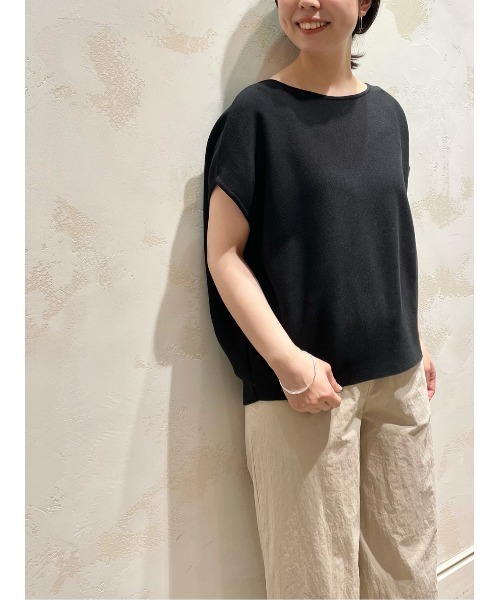 BEARDSLEY（ビアズリー）の「フレンチニット（ニット/セーター・レディース・ブラック/アイボリー・FREE）」の8枚目の写真