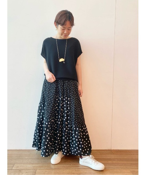 BEARDSLEY（ビアズリー）の「フレンチニット（ニット/セーター・レディース・ブラック/アイボリー・FREE）」の12枚目の写真