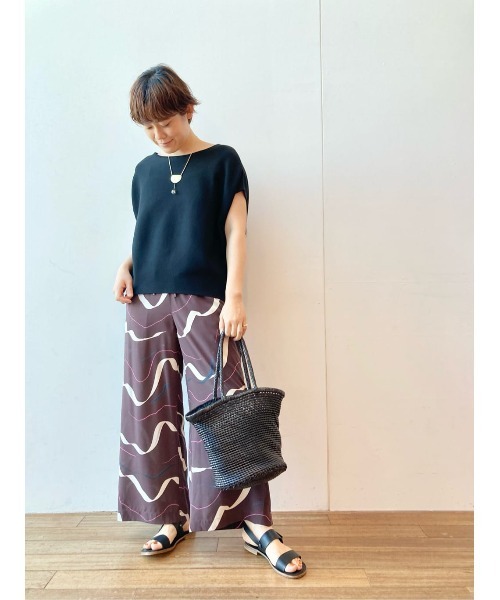 BEARDSLEY（ビアズリー）の「フレンチニット（ニット/セーター・レディース・ブラック/アイボリー・FREE）」の10枚目の写真