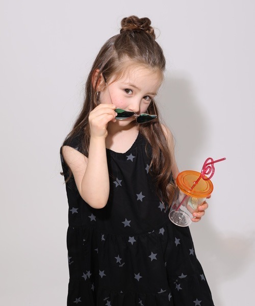 BABYDOLL（ベビードール）の「親子お揃い 星柄ティアードワンピース