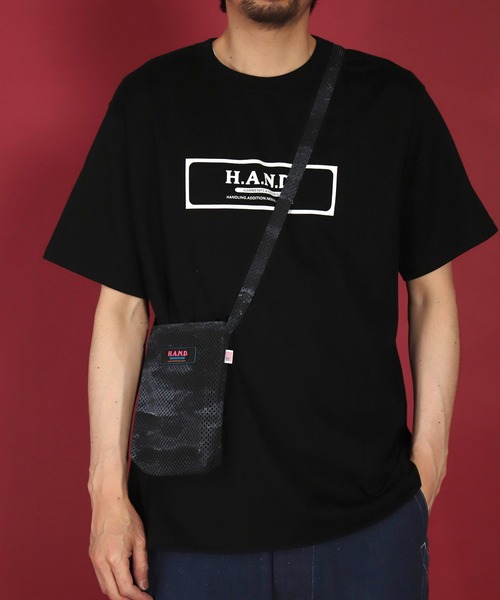 H.A.N.D.（エイチエーエヌディー）の「[H.A.N.D. / エイチエーエヌディー]　US CAMOUFLAGE POUCH（ショルダーバッグ・メンズ・ネイビー/オリーブ・FREE）」の10枚目の写真