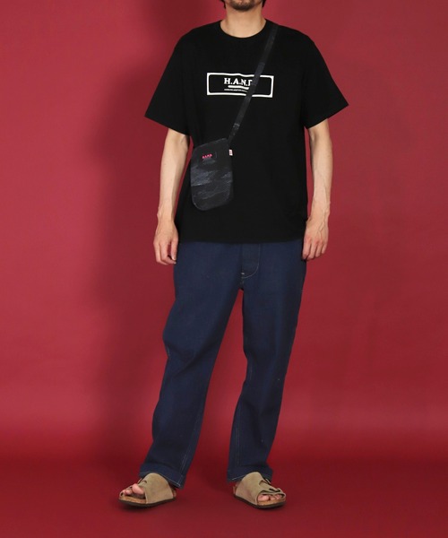 H.A.N.D.（エイチエーエヌディー）の「[H.A.N.D. / エイチエーエヌディー]　US CAMOUFLAGE POUCH（ショルダーバッグ・メンズ・ネイビー/オリーブ・FREE）」の14枚目の写真