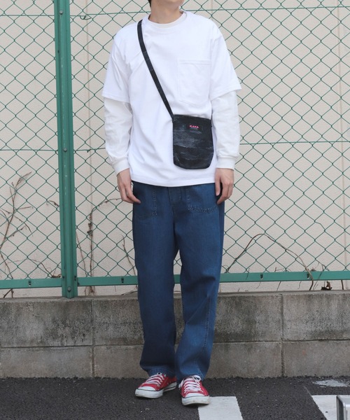 H.A.N.D.（エイチエーエヌディー）の「[H.A.N.D. / エイチエーエヌディー]　US CAMOUFLAGE POUCH（ショルダーバッグ・メンズ・ネイビー/オリーブ・FREE）」の20枚目の写真