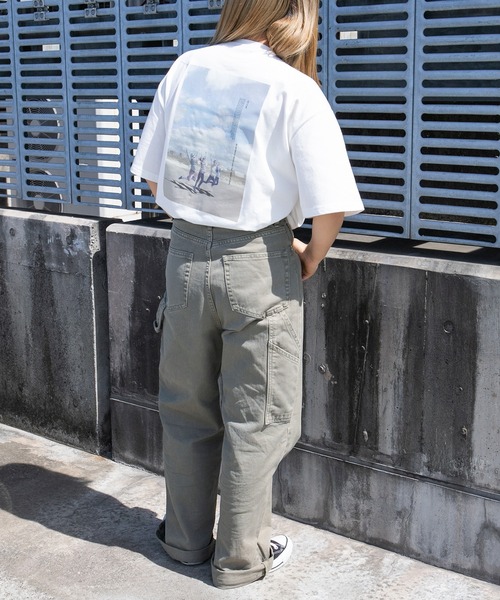 kutir（クティール）の「アソートプリントTシャツ（Tシャツ/カットソー・レディース・ホワイト/チャコールグレー/ブラック/ライトホワイト/オフホワイト/イエロー/ダークグレー/ダークブルー・FREE）」の20枚目の写真