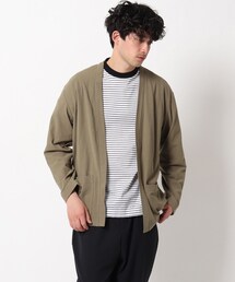 ◆ボタンレスコットンカーディガン