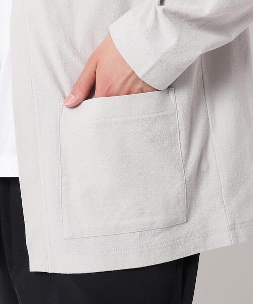 OPAQUE.CLIP(オペークドットクリップ)の「◆ボタンレスコットンカーディガン(カーディガン/ボレロ・メンズ・ライトグレー/ネイビー/カーキ・02/03/04)」の10枚目の写真