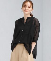 green label relaxing | [ 手洗い可能 ] FFC C/LI シアー シャツ カーディガン(カーディガン/ボレロ)