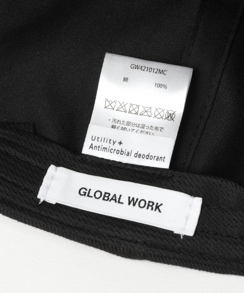 GLOBAL WORK（グローバルワーク）の「ツイルローキャップ/950531（キャップ・メンズ・ブラック/ホワイト/ライトグリーン・FREE）」の10枚目の写真