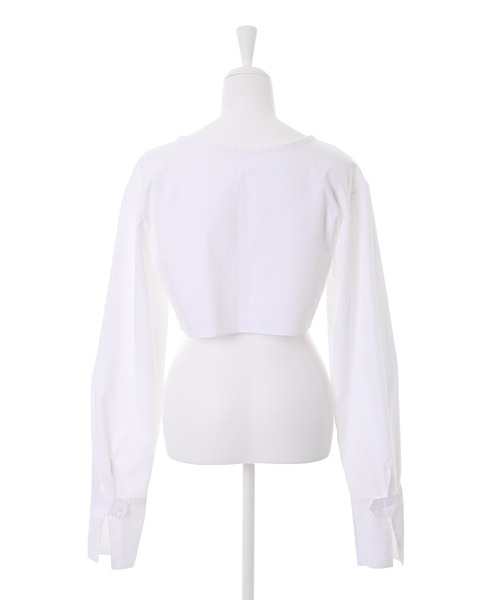 Narcissus(ナルシス)の「【Narcissus】アームカーデ(カーディガン/ボレロ・レディース・ホワイト/ブラック・FREE)」の7枚目の写真