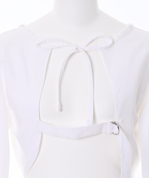 Narcissus(ナルシス)の「【Narcissus】アームカーデ(カーディガン/ボレロ・レディース・ホワイト/ブラック・FREE)」の9枚目の写真