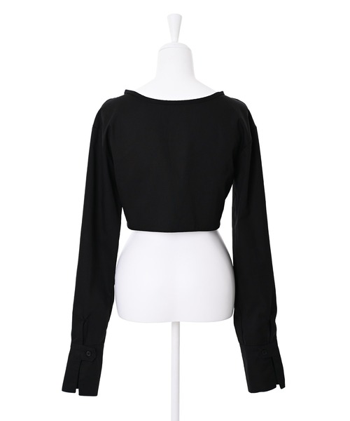 Narcissus(ナルシス)の「【Narcissus】アームカーデ(カーディガン/ボレロ・レディース・ホワイト/ブラック・FREE)」の6枚目の写真