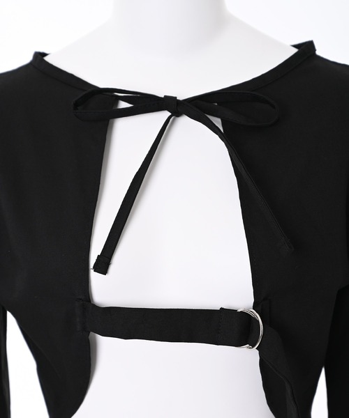 Narcissus(ナルシス)の「【Narcissus】アームカーデ(カーディガン/ボレロ・レディース・ホワイト/ブラック・FREE)」の13枚目の写真