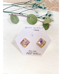 【chez vous】SHELLY kirameki ピアス (MA)