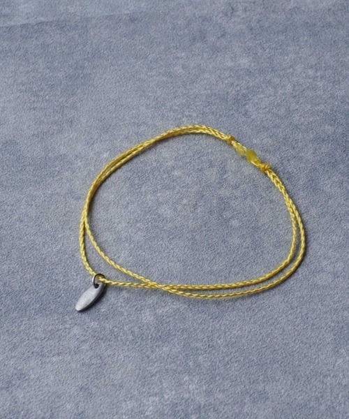 PARKS TOKYO SELECT（パークストウキョウセレクト）の「【dictionary】2WAY プレートチャーム アンクレット＆ブレスレット（アンクレット・レディース・ターコイズブルー/ダークブラウン/レッド/オフホワイト/イエロー/ブラック・FREE）」の5枚目の写真