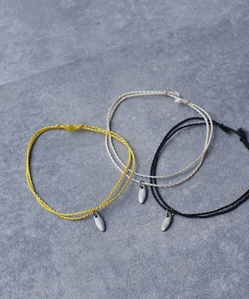 PARKS TOKYO SELECT（パークストウキョウセレクト）の「【dictionary】2WAY プレートチャーム アンクレット＆ブレスレット（アンクレット・レディース・ターコイズブルー/ダークブラウン/レッド/オフホワイト/イエロー/ブラック・FREE）」の14枚目の写真