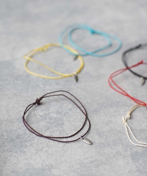 PARKS TOKYO SELECT（パークストウキョウセレクト）の「【dictionary】2WAY プレートチャーム アンクレット＆ブレスレット（アンクレット・レディース・ターコイズブルー/ダークブラウン/レッド/オフホワイト/イエロー/ブラック・FREE）」の15枚目の写真