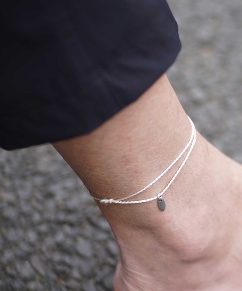 PARKS TOKYO SELECT（パークストウキョウセレクト）の「【dictionary】2WAY プレートチャーム アンクレット＆ブレスレット（アンクレット・レディース・ターコイズブルー/ダークブラウン/レッド/オフホワイト/イエロー/ブラック・FREE）」の17枚目の写真