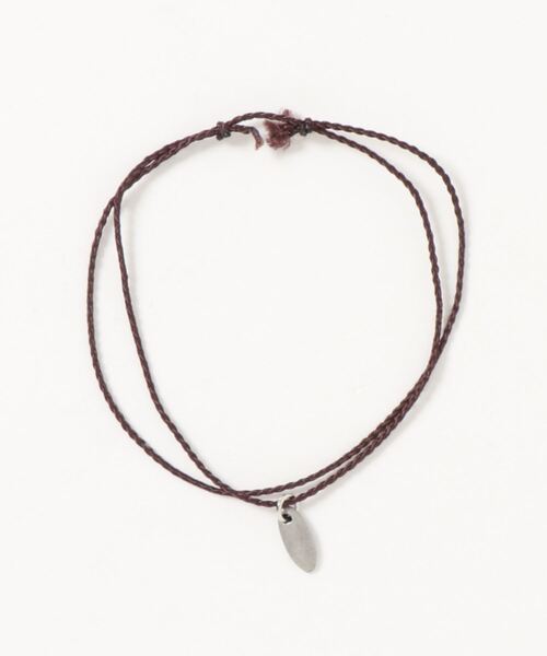 PARKS TOKYO SELECT（パークストウキョウセレクト）の「【dictionary】2WAY プレートチャーム アンクレット＆ブレスレット（アンクレット・レディース・ターコイズブルー/ダークブラウン/レッド/オフホワイト/イエロー/ブラック・FREE）」の7枚目の写真