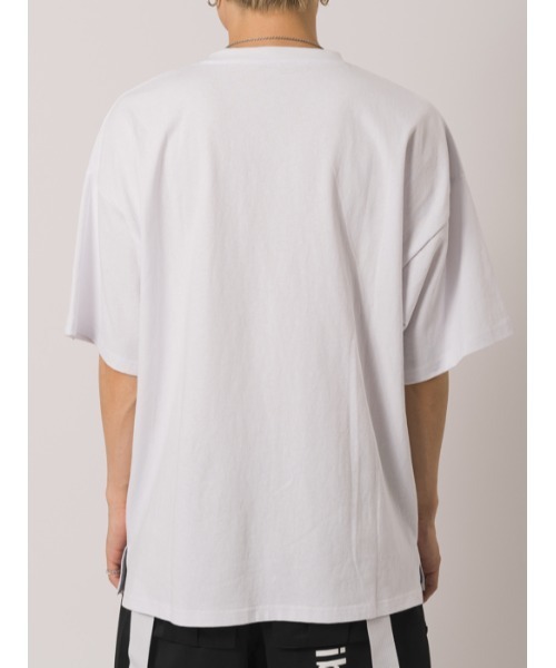 RE730(アールイーセブンサーティー)の「RE730 なみおくん地球儀Tシャツ ビッグシルエット(Tシャツ/カットソー・メンズ・ホワイト/グレイッシュベージュ/ブラック・M/L/XL)」の21枚目の写真