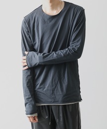 ATTACHMENT | TIGHT TENSION JERSEY LAYERED T-SHIRT L/S(Tシャツ/カットソー)