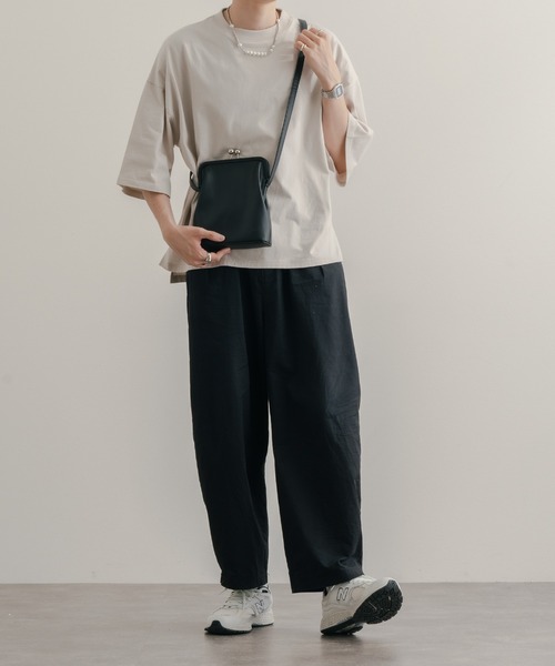 epnok(エプノック)の「がま口ショルダーBAG(ショルダーバッグ・メンズ・ダークブラウン/グレイッシュベージュ/ブラック・FREE)」の10枚目の写真