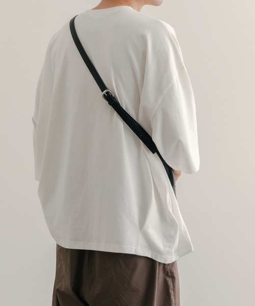 epnok(エプノック)の「がま口ショルダーBAG(ショルダーバッグ・メンズ・ダークブラウン/グレイッシュベージュ/ブラック・FREE)」の6枚目の写真