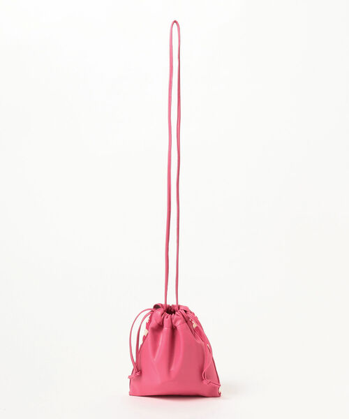 Ray BEAMS(レイビームス)の「Ray BEAMS / COW柄 巾着 バッグ(ショルダーバッグ・レディース・ブラック/ピンク・ONE SIZE)」の12枚目の写真