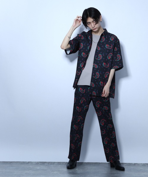 HARE(ハレ)の「ハナガラペイズリーシャツ(HARE)(シャツ/ブラウス・メンズ・ブラック/ブラウン/ブラック系その他・SMALL/MEDIUM)」の12枚目の写真