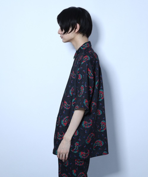 HARE(ハレ)の「ハナガラペイズリーシャツ(HARE)(シャツ/ブラウス・メンズ・ブラック/ブラウン/ブラック系その他・SMALL/MEDIUM)」の7枚目の写真