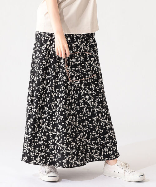 B:MING by BEAMS（ビーミングバイビームス）の「B:MING by BEAMS / フラワープリント ナロースカート（スカート・レディース・その他1/その他2/その他・MEDIUM/SMALL）」の3枚目の写真