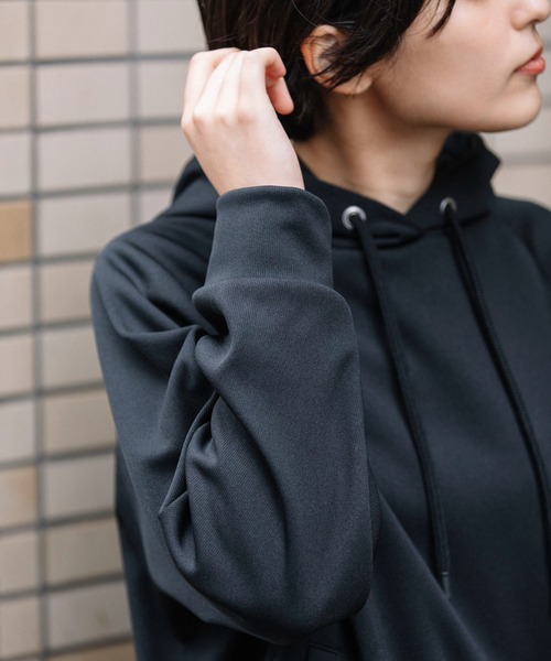 Munich（ミューニック）の「サイクルジャージープルオーバーパーカー（パーカー・レディース・ブラック/パープル/カーキ/グレイッシュベージュ・FREE）」の10枚目の写真