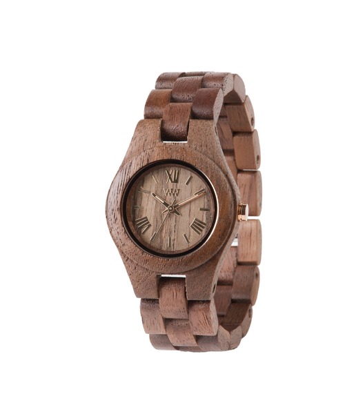 木製アナログ腕時計 ブラウン 日本製ウッドウォッチ】EINBAND Himmel Walnut 木製腕時計 32mm | 群馬