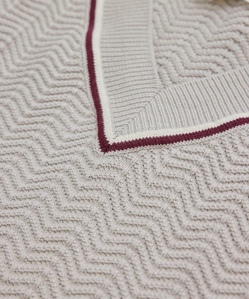 ROPE' PICNIC(ロペピクニック)の「【リンクコーデ】チルデンニットベスト(ベスト・レディース・ライトグレー/キナリ・38)」の3枚目の写真