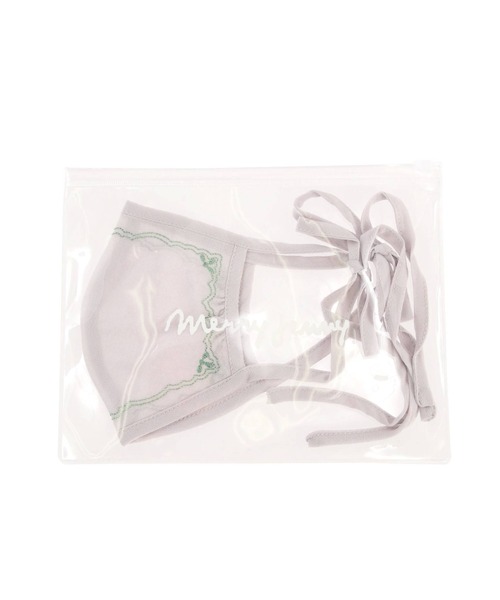 merry jenny（メリージェニー）の「handkerchief mask cover（マスク・レディース・ベージュ/アイボリー/ラベンダー・FREE）」の4枚目の写真