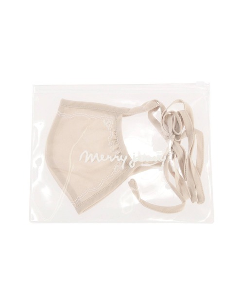 merry jenny（メリージェニー）の「handkerchief mask cover（マスク・レディース・ベージュ/アイボリー/ラベンダー・FREE）」の9枚目の写真