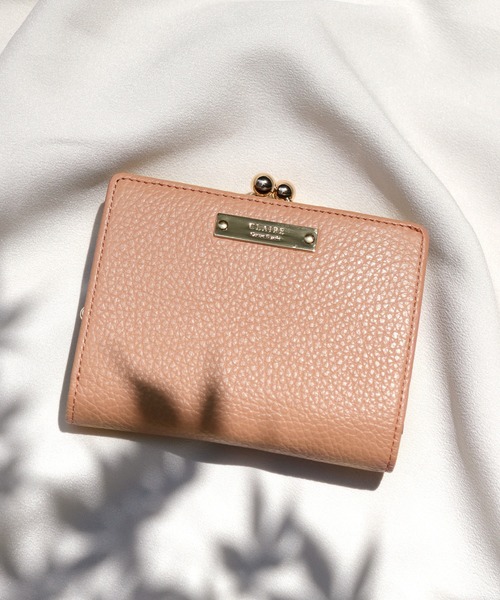 CLAIRE(クレア)の「【CLAIRE】イタリアンレザー無地シュリンクがま口財布(財布・レディース・グリーン/カーキ/キャメル/シルバー/オレンジ/ブラック/ラベンダー/サンドベージュ/グレー/サンドグレー/イエロー/ピンクベージュ/ブルーグレー/レッド/オフホワイト/シャンパン・FREE)」の12枚目の写真