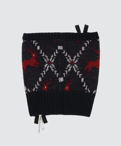 TAKAHIROMIYASHITATheSoloIst.(タカヒロミヤシタザソロイスト)の「nordic neck warmer.(ネックウォーマー/スヌード・メンズ・ネイビー系・ONESIZE)」の3枚目の写真
