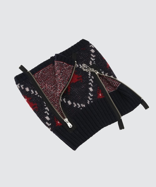 TAKAHIROMIYASHITATheSoloIst.(タカヒロミヤシタザソロイスト)の「nordic neck warmer.(ネックウォーマー/スヌード・メンズ・ネイビー系・ONESIZE)」の2枚目の写真