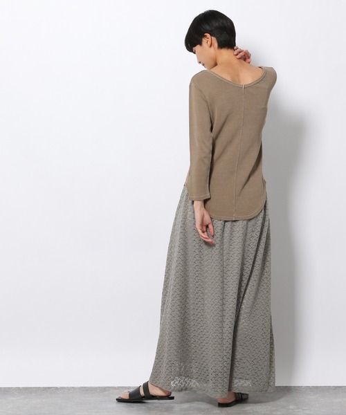 LAKOLE（ラコレ）の「バルファレースフレアロングスカート / 217616（スカート・レディース・スミクロ/アッシュグレー/モカ・SMALL/MEDIUM）」の14枚目の写真