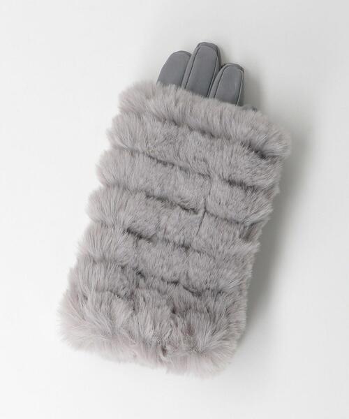 Drawer（ドゥロワー）の「＜CAUSSE（コース）＞ ICE FUR GLOVE（手袋