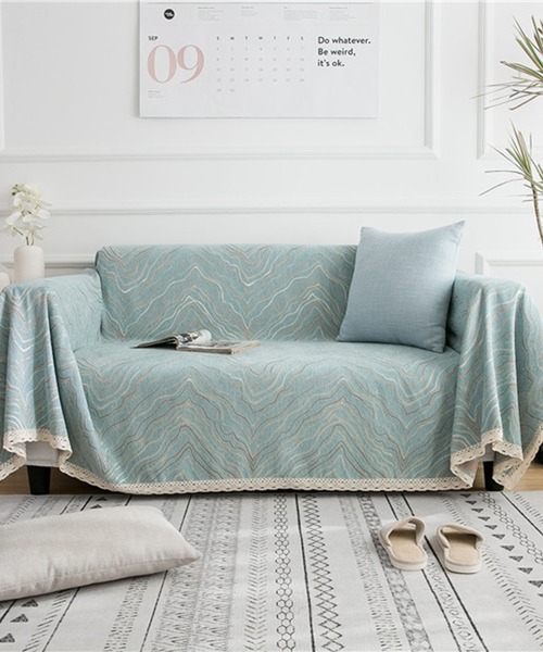 セール】マーブル柄ソファーカバー/ブランケット（ブランケット