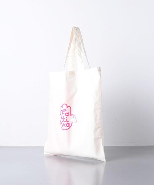 Fatima morocco(ファティマモロッコ)の「<Fatima Morocco(ファティマモロッコ)>タッセル ECOBAG◆(エコバッグ/サブバッグ・レディース・ブラック/ピンク・FREE)」の3枚目の写真