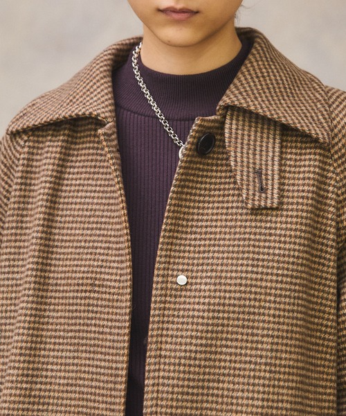 PUBLIC TOKYO（パブリックトウキョウ）の「ガンクラチェックステンカラーコート（ステンカラーコート・レディース・その他2・FREE）」の7枚目の写真