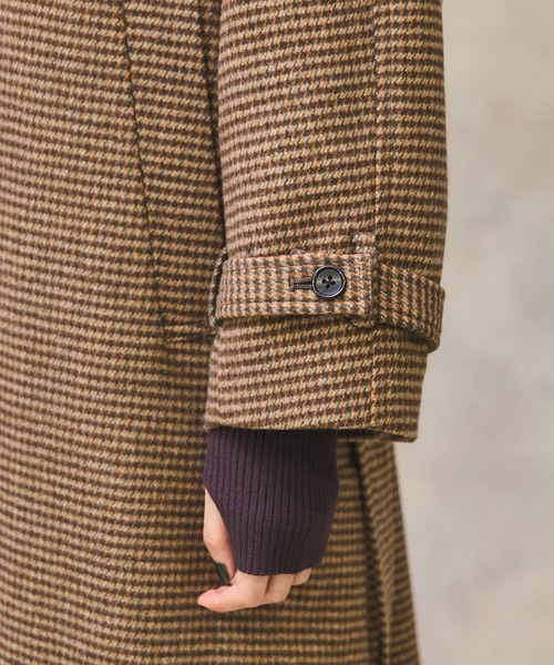 PUBLIC TOKYO（パブリックトウキョウ）の「ガンクラチェックステンカラーコート（ステンカラーコート・レディース・その他2・FREE）」の10枚目の写真