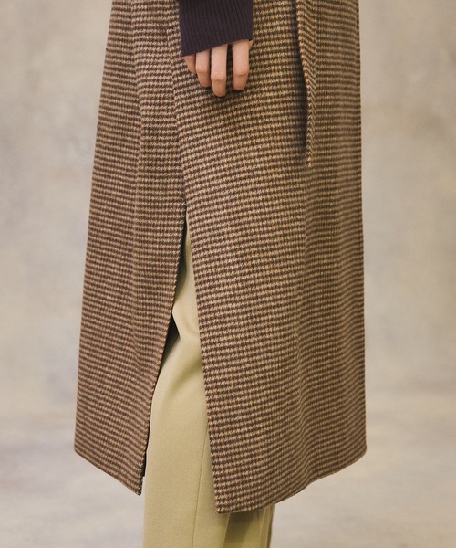 PUBLIC TOKYO（パブリックトウキョウ）の「ガンクラチェックステンカラーコート（ステンカラーコート・レディース・その他2・FREE）」の13枚目の写真