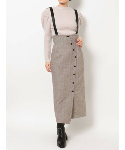 dazzlin(ダズリン)の「サスヘリンボーンロングスカート(スカート・レディース・ブラック/レッド/ブラウン・SMALL/MEDIUM)」の19枚目の写真