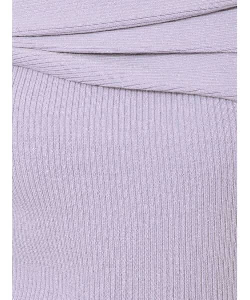 MERCURYDUO（マーキュリーデュオ）の「ウォッシャブルツイストデザインリブニット（ニット/セーター・レディース・レッド/ネイビー/ラベンダー/ベージュ・FREE）」の20枚目の写真