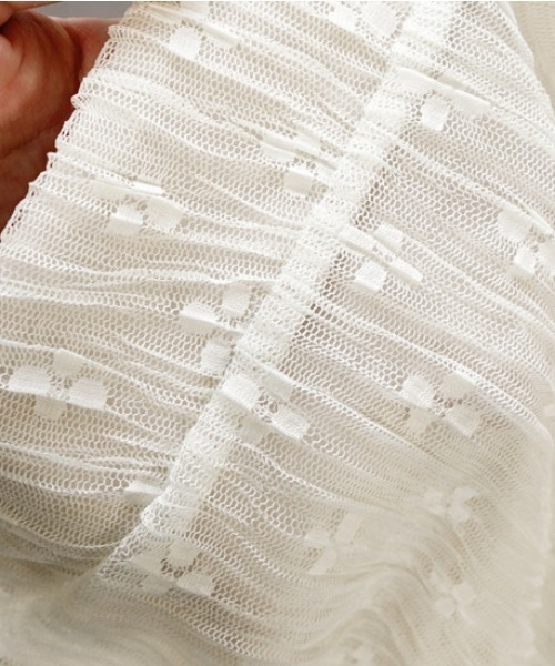 flower(フラワー)の「チュールブルームスカート(スカート・レディース・ベージュ/アイボリー・FREE)」の9枚目の写真